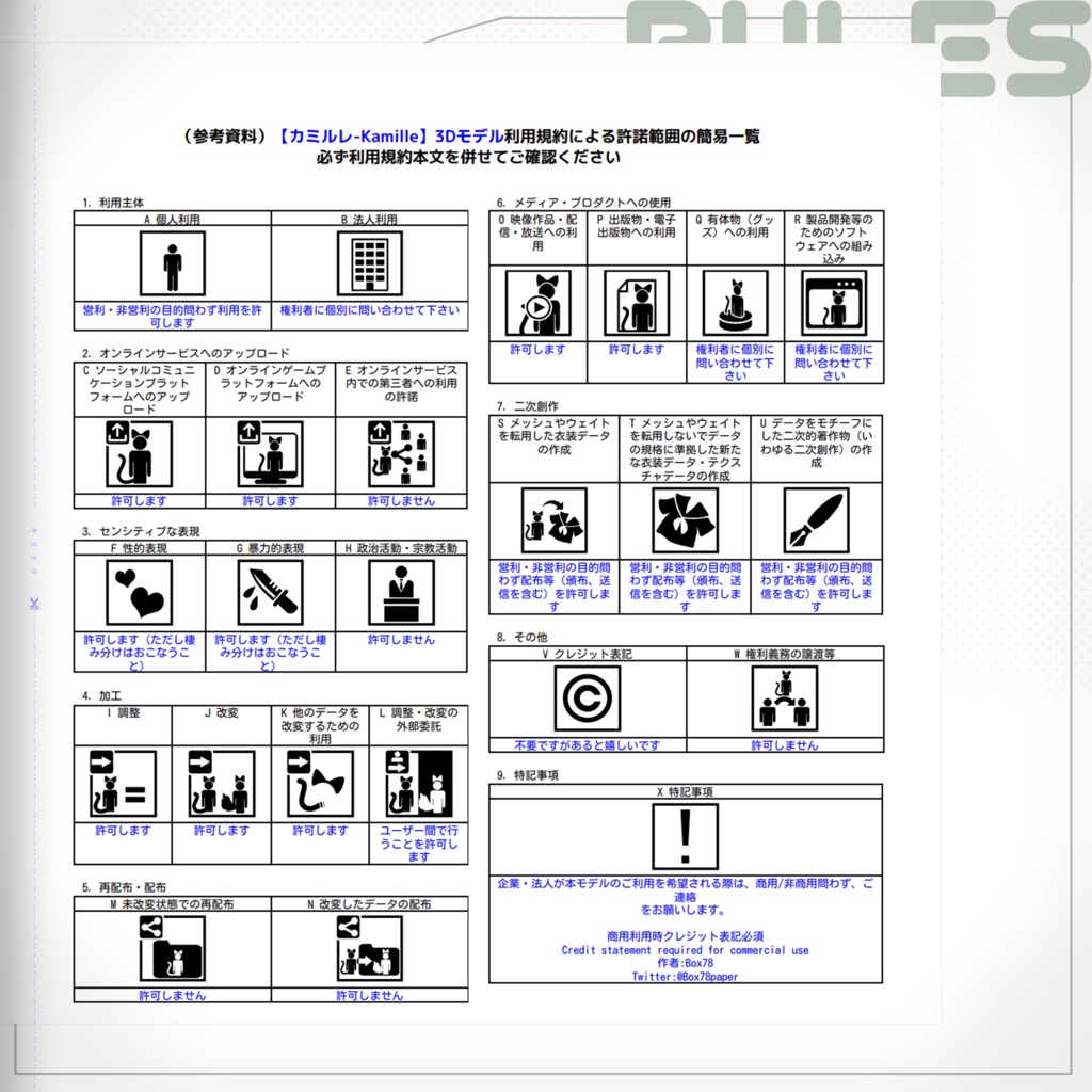 オリジナル3Dモデル【カミルレ-Kamille】