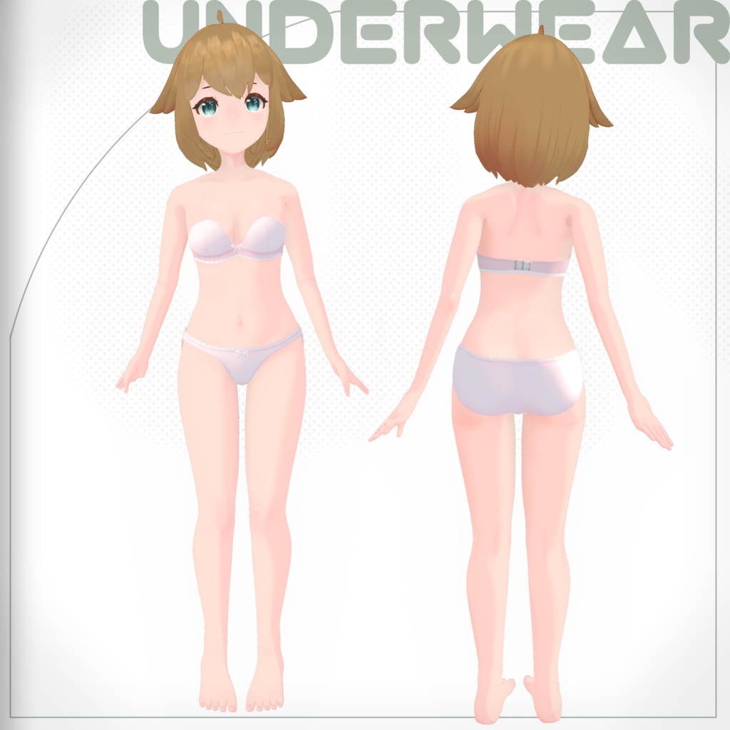 オリジナル3Dモデル【カミルレ-Kamille】