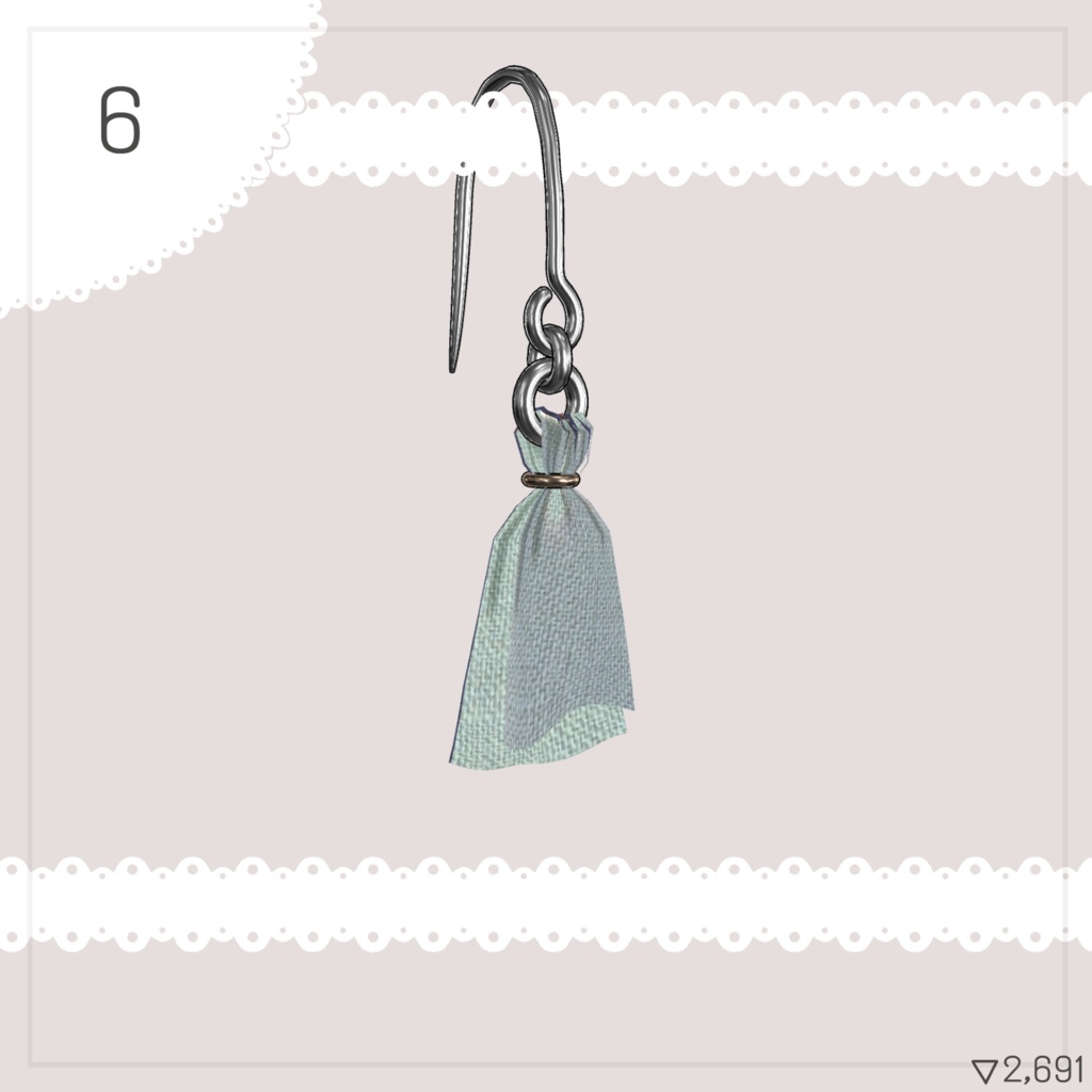 【3Dモデル】PB対応/ピアス20個セット