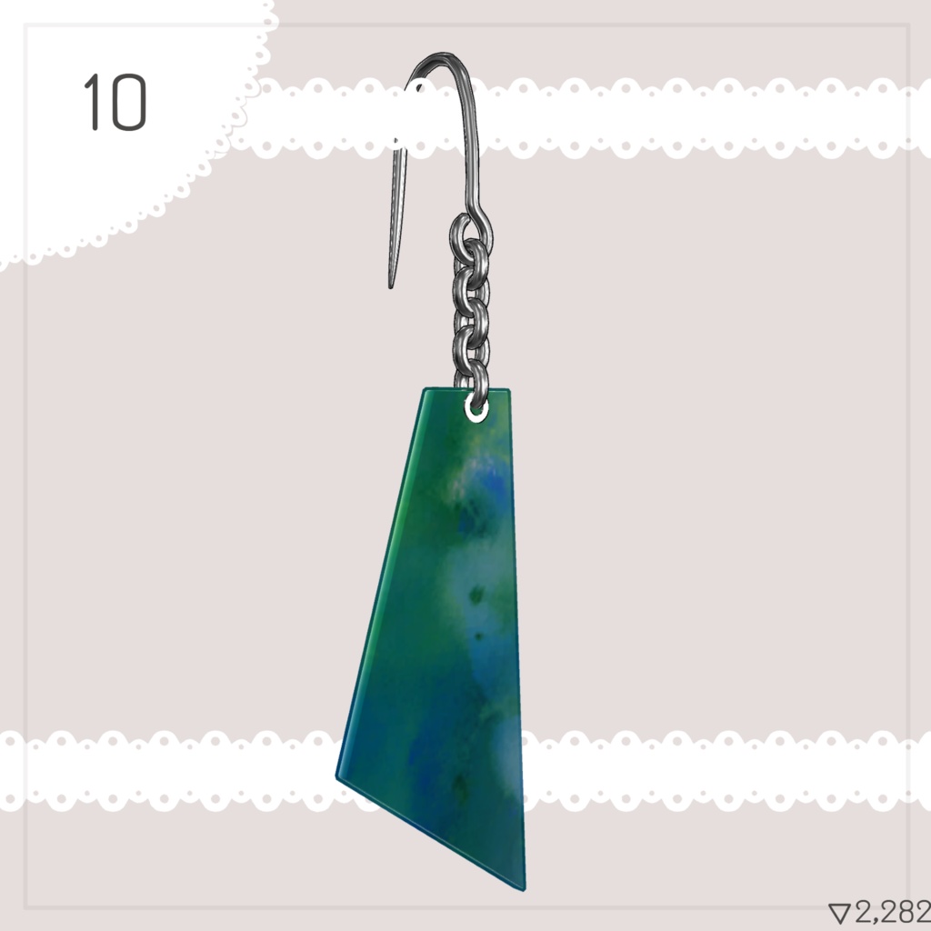 【3Dモデル】PB対応/ピアス20個セット