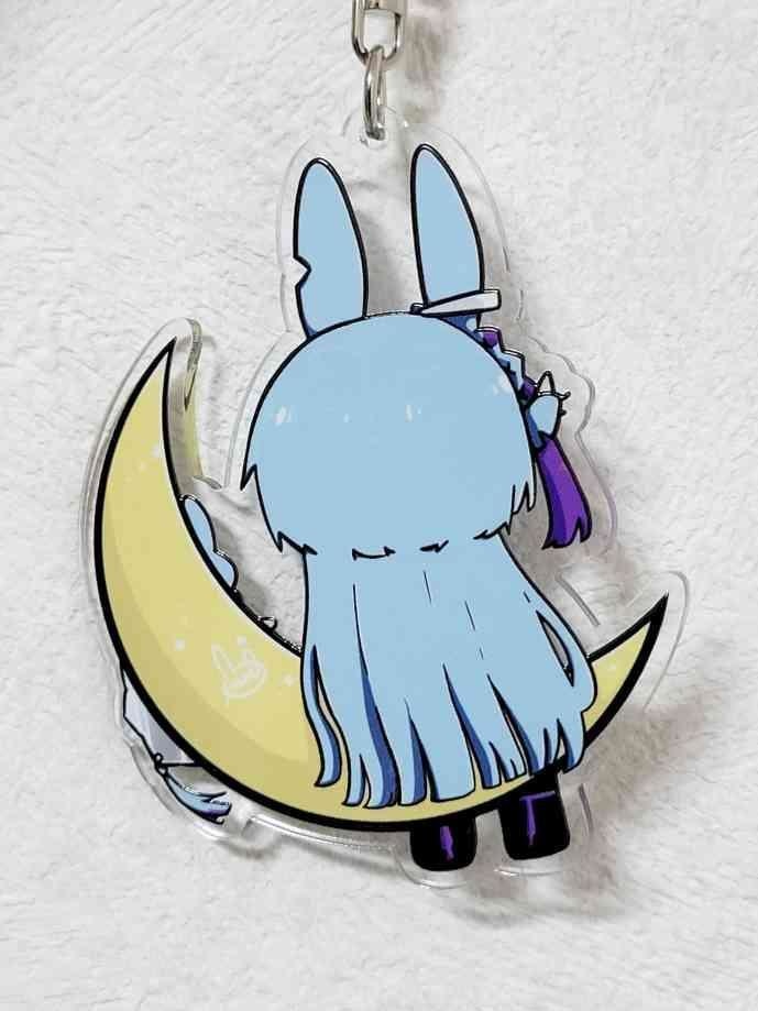 【自作】イラストは華鏡よさりの手描き!両面アクリルキーホルダー【華鏡よさり】