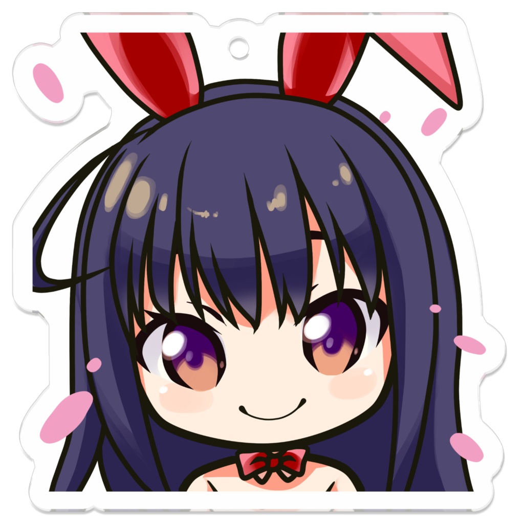 SDうさぎ姉さん「にっこりアクキー」