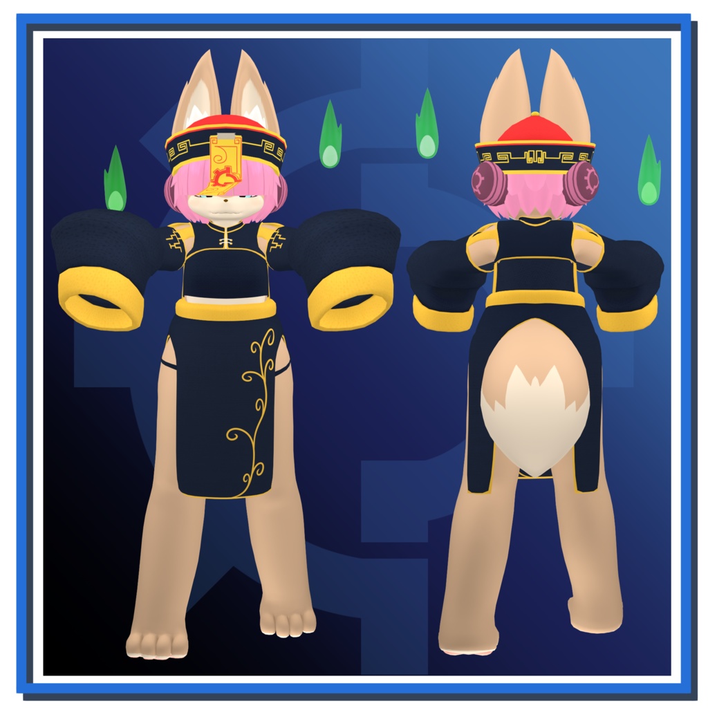 【オリジナル3Dモデル】神子