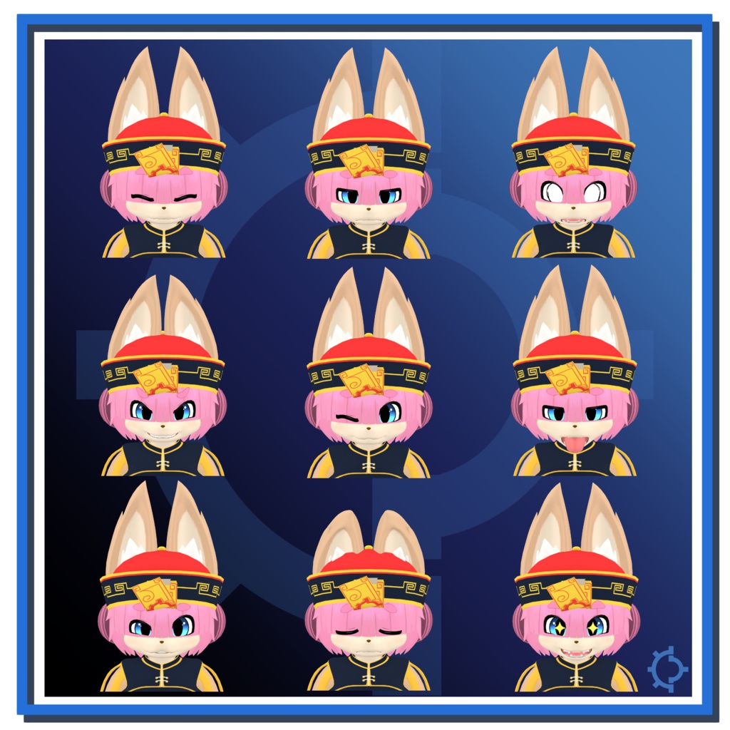 【オリジナル3Dモデル】神子