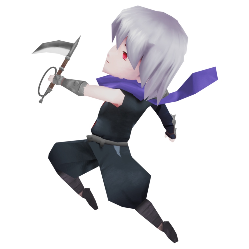 CryptNinja 二次創作3Dアバター【ちびかるま】