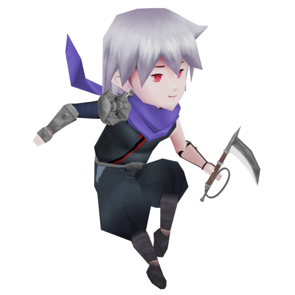 CryptNinja 二次創作3Dアバター【ちびかるま】