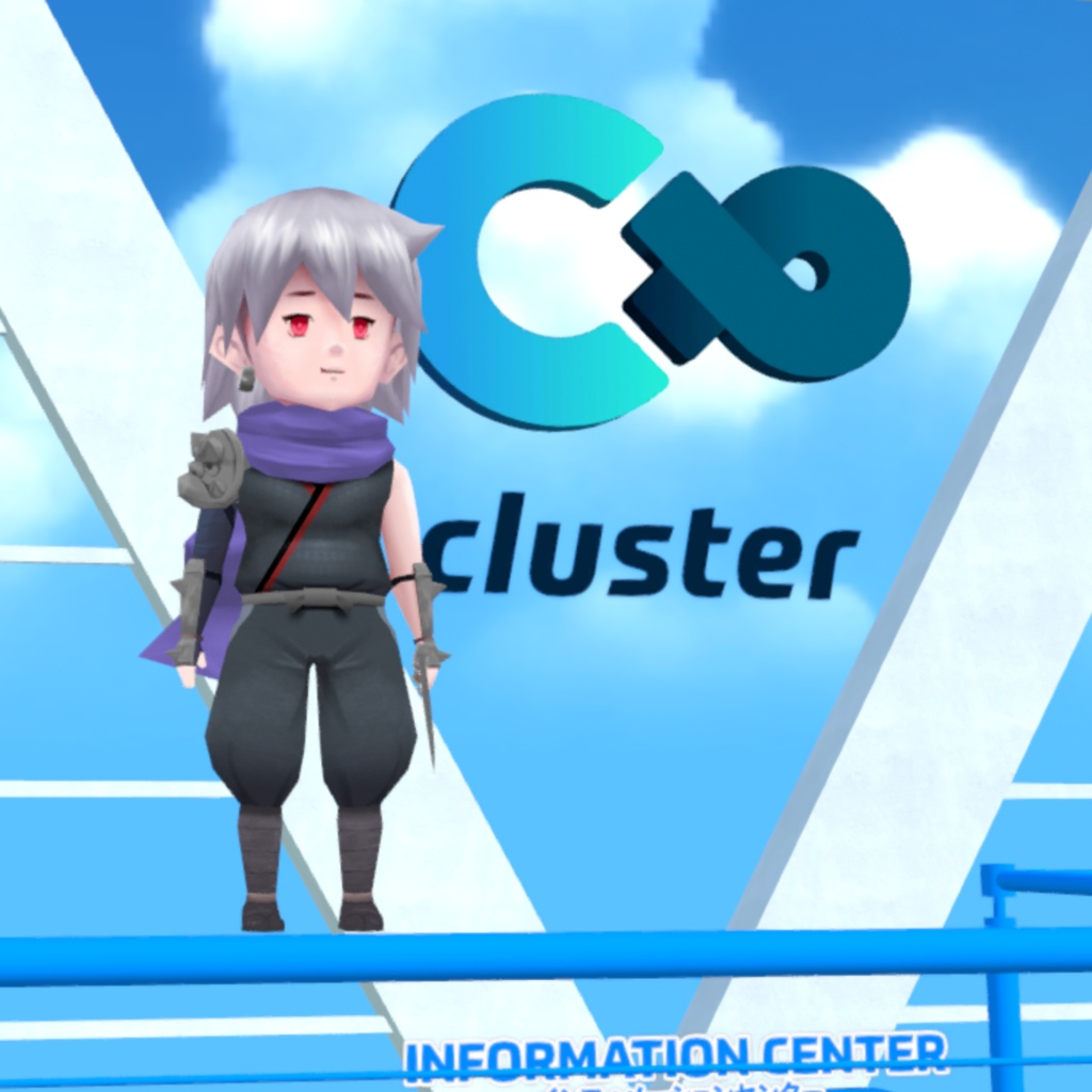 CryptNinja 二次創作3Dアバター【ちびかるま】