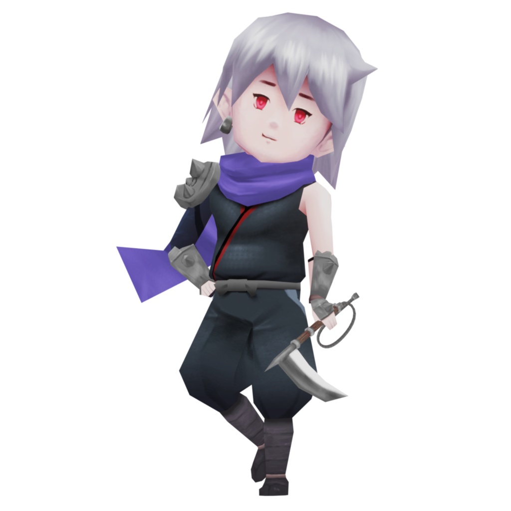 CryptNinja 二次創作3Dアバター【ちびかるま】