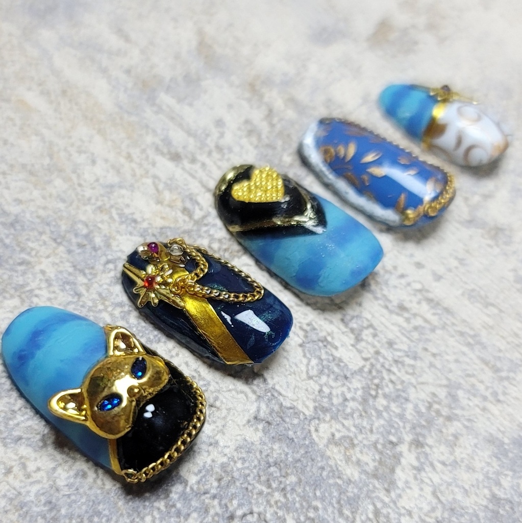 非公式 第五人格 傭兵 チェシャ猫 イメージネイル Rizun Nail Booth