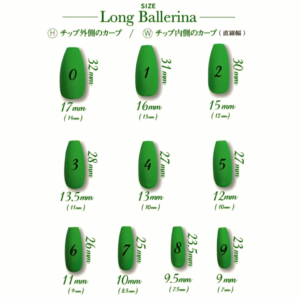 測定用ネイルチップ