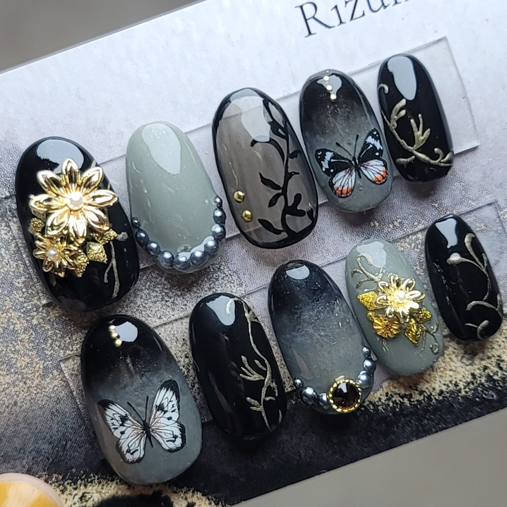 非公式第五人格 昆虫学者 ダチュラ イメージネイル - Rizun Nail - BOOTH