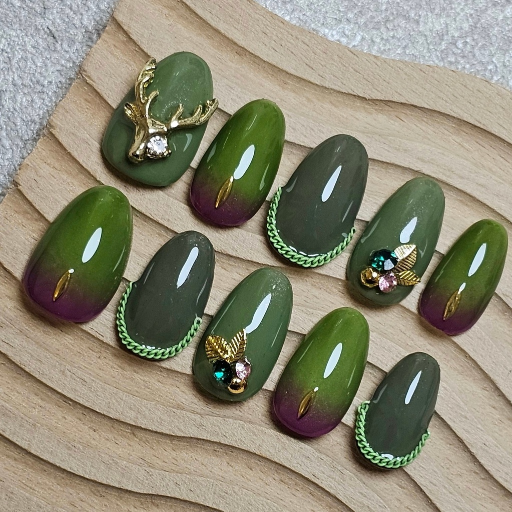 非公式 第五人格 断罪狩人 森の狩人 ネイルチップ