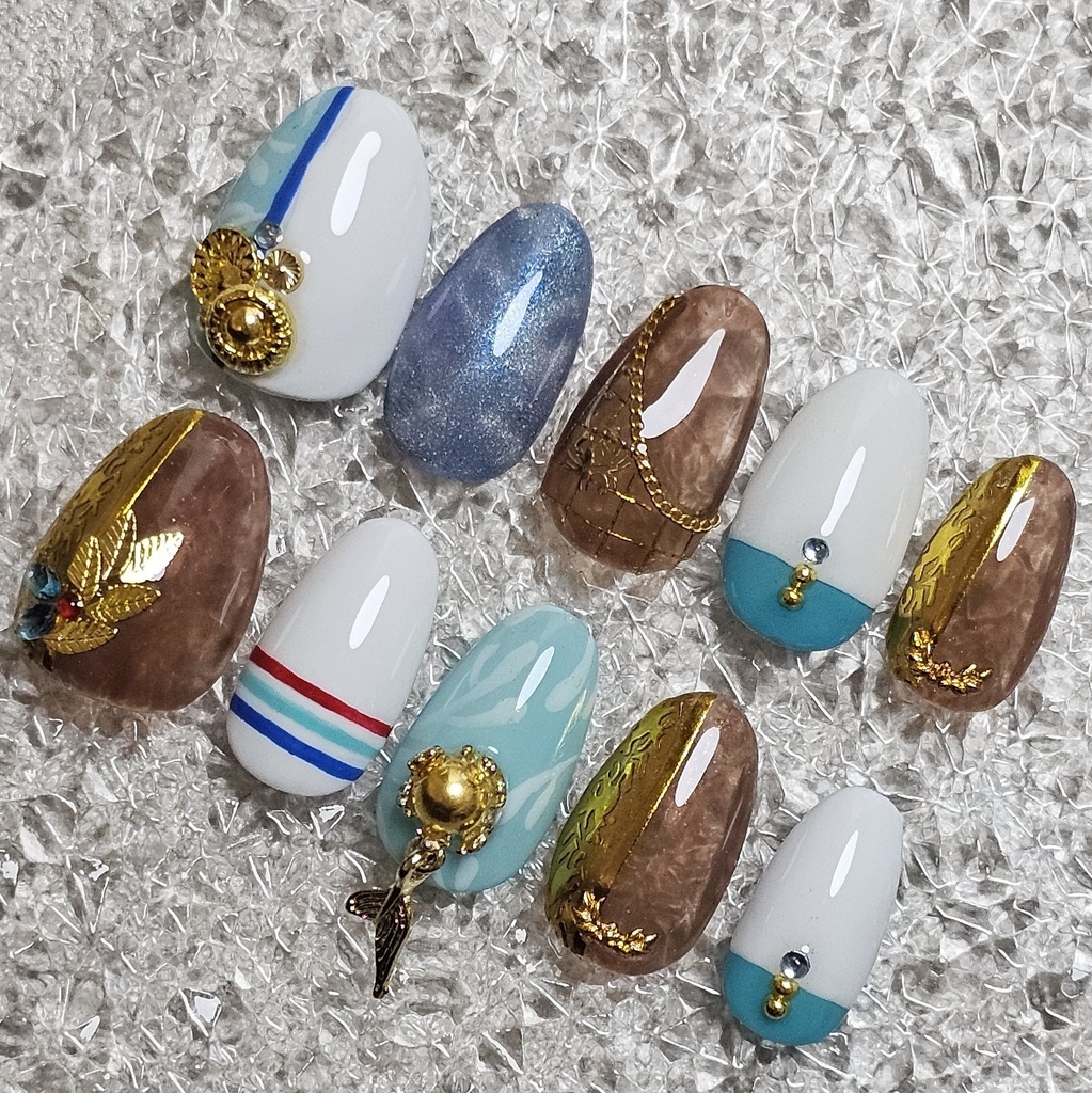 非公式 第五人格 バッツマン　チャンピオン舵手 ネイルチップ