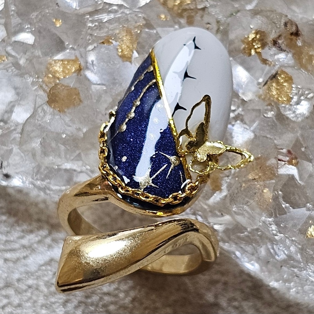 非公式 にじさんじ ミラン・ケストレル ネイルリング