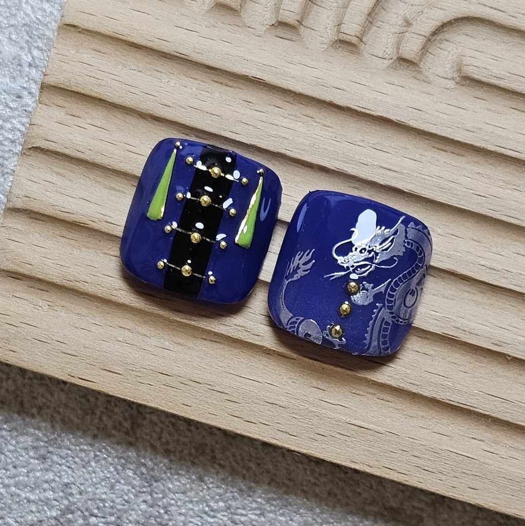 非公式 にじさんじ ROF-MAO 四神 フットネイルチップ