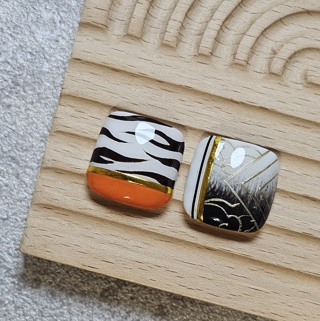 非公式 にじさんじ ROF-MAO 四神 フットネイルチップ