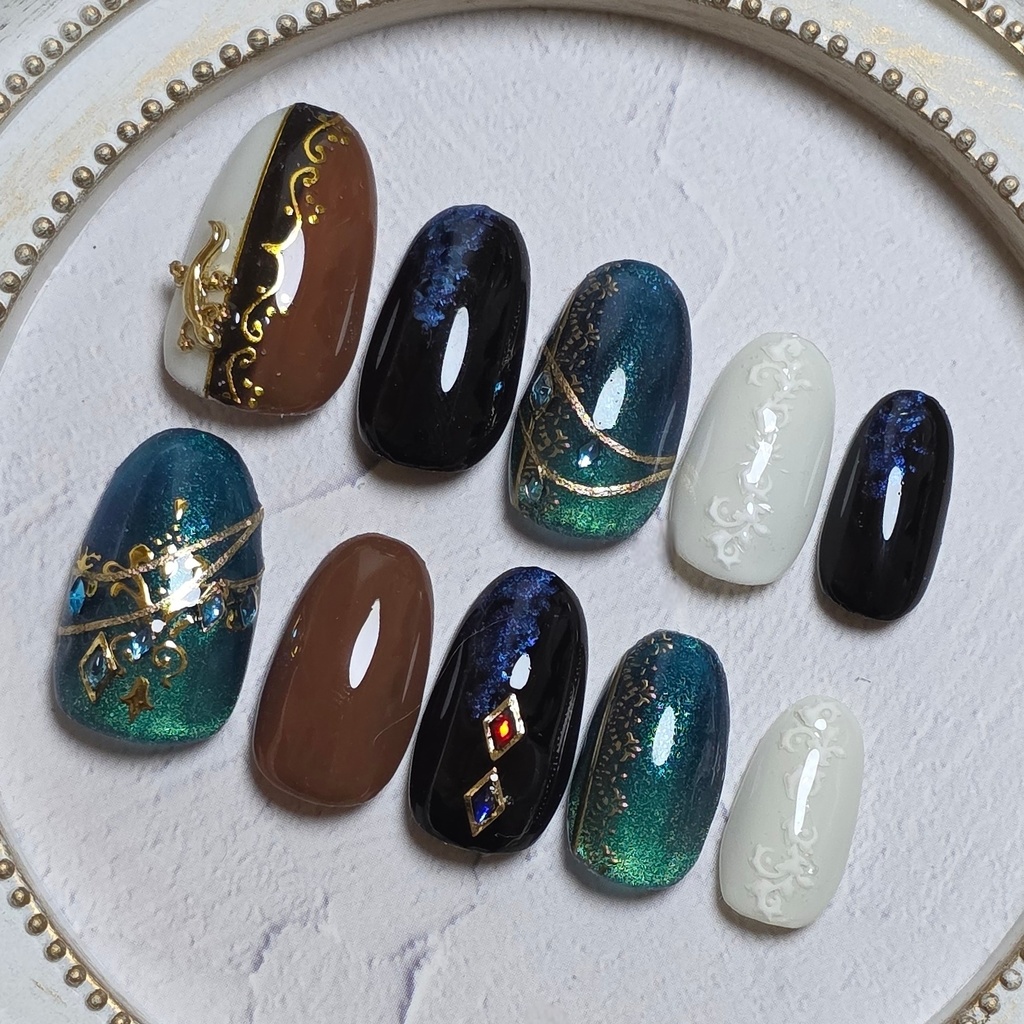 非公式 第五人格 教授 吟遊詩人 ネイルチップ