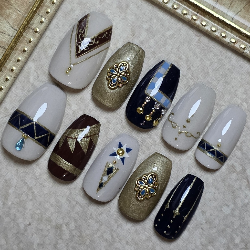 非公式 にじさんじ イブラヒム ネイルチップ