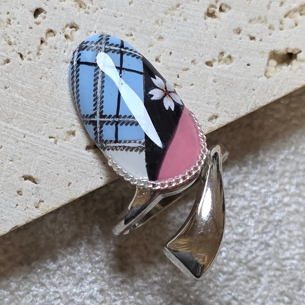 非公式 にじさんじ  皇れお ネイルリング