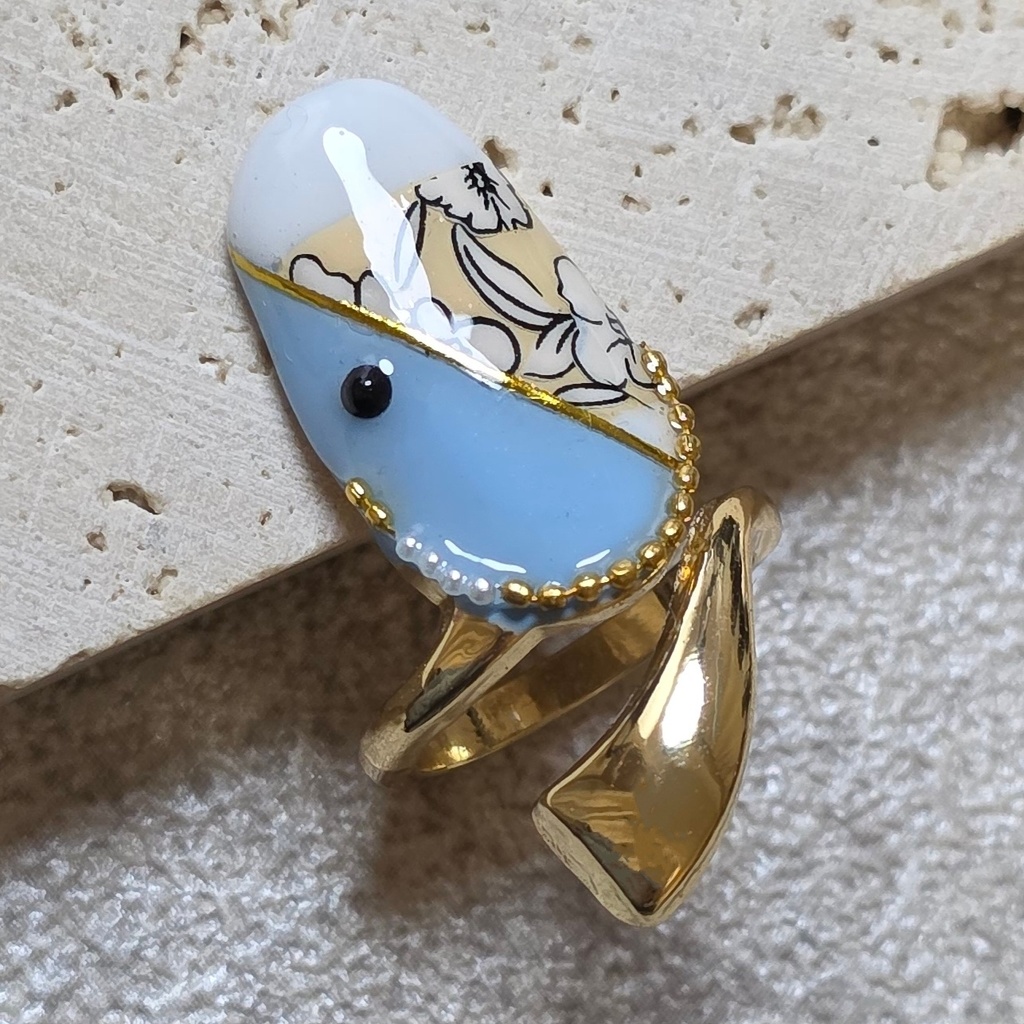 非公式 にじさんじ 篠宮ゆの ネイルリング