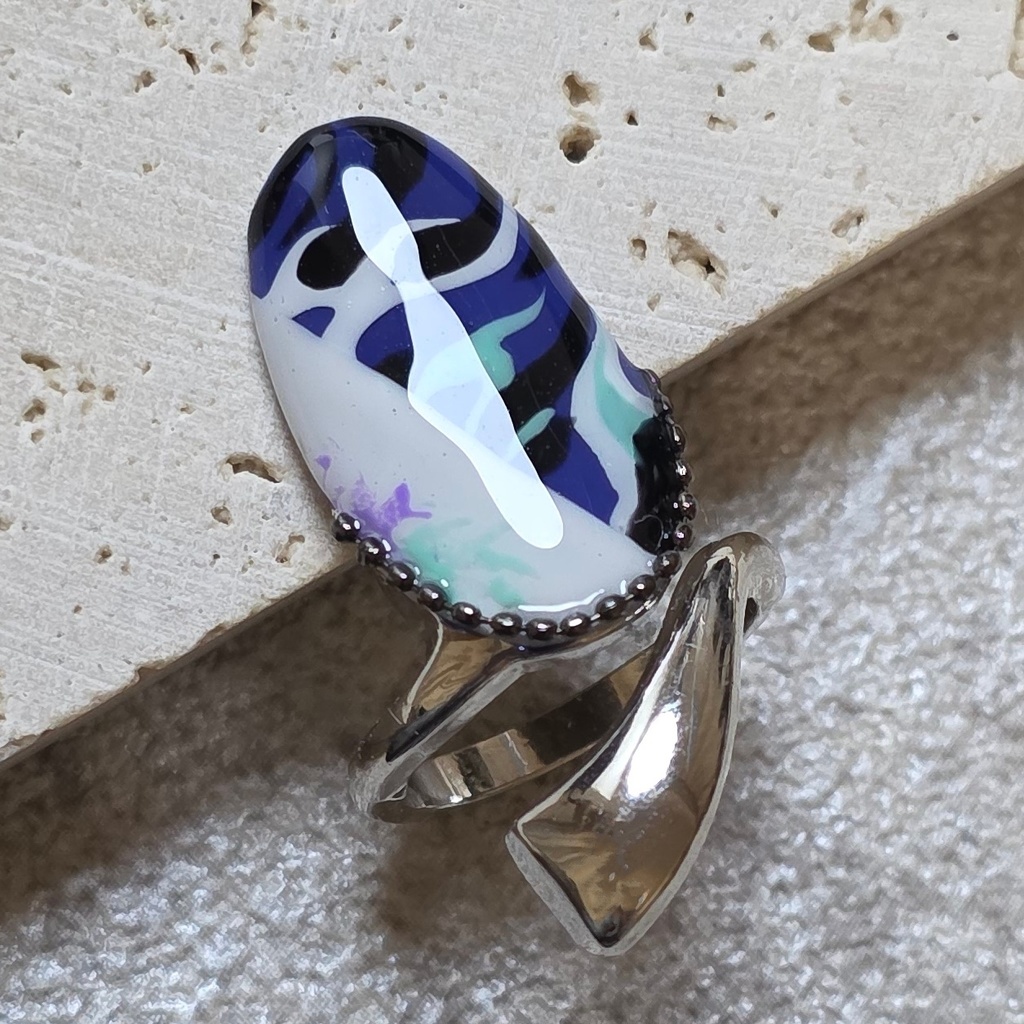 非公式 にじさんじ 花籠つばさ ネイルリング