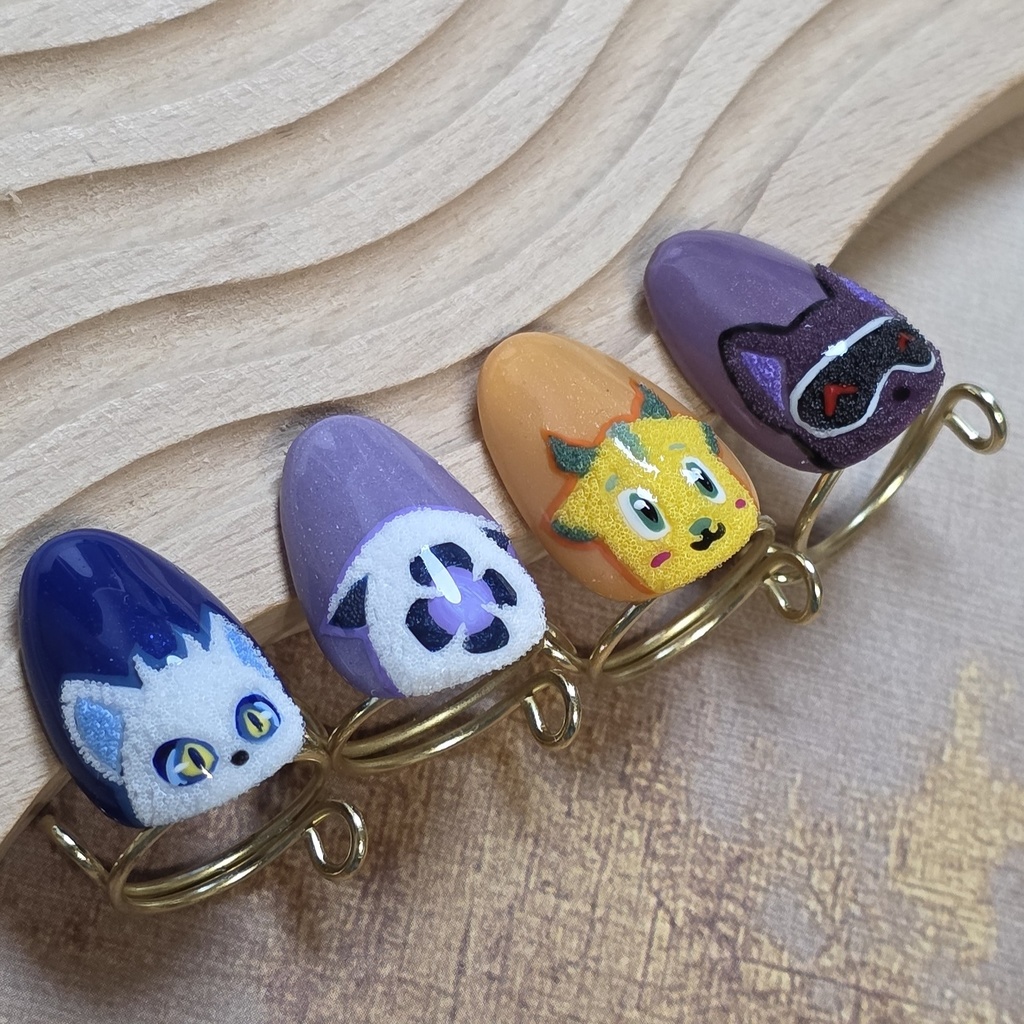 非公式 にじさんじ ヒーローオトモ ネイルリング