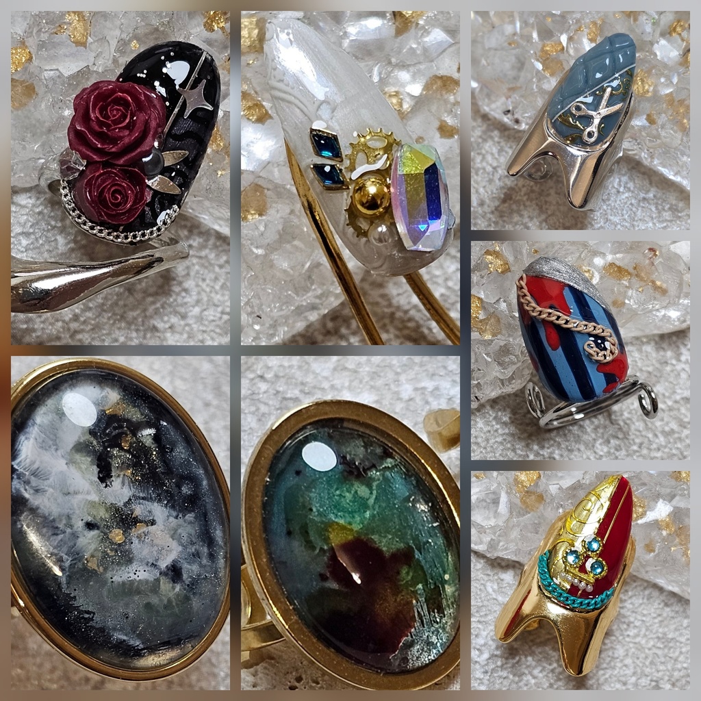 非公式 第五人格 ネイルチップ ネイルリング 福袋