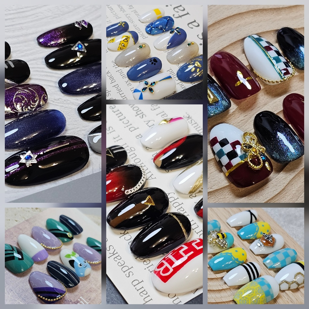 非公式 にじさんじ ネイルチップ ネイルリング 福袋