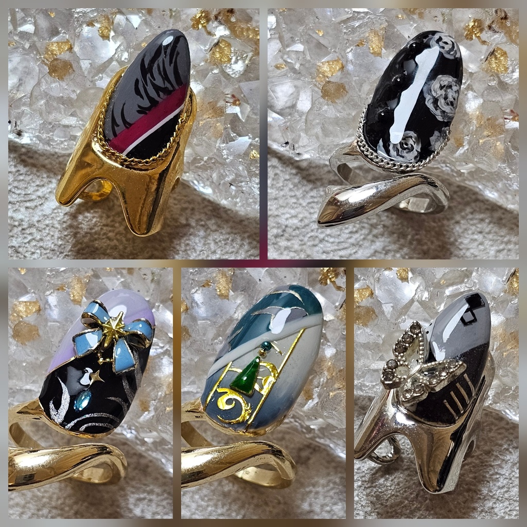 非公式 にじさんじ ネイルチップ ネイルリング 福袋