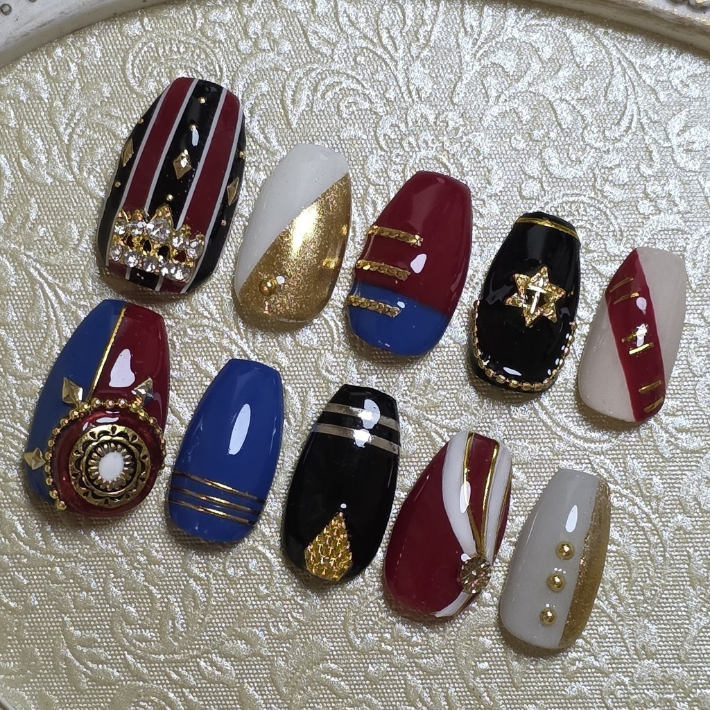 非公式 第五人格 破輪 ナッツクラッカー ネイルチップ