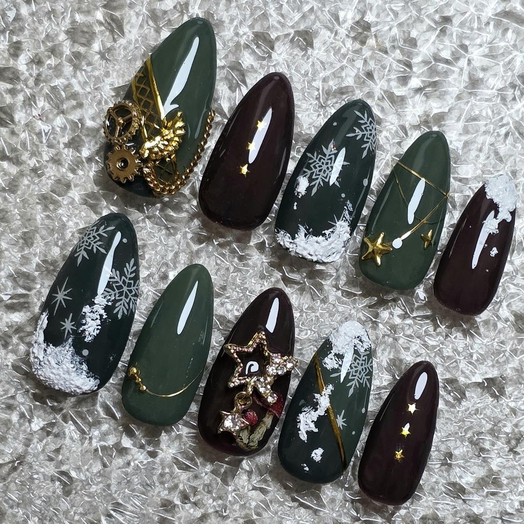 非公式 第五人格 狂眼 聖夜の魔法使い ネイルチップ