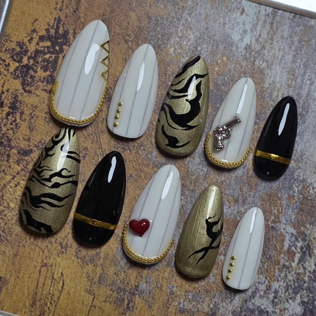 非公式 にじさんじ ルカ・カネシロ ネイルチップ