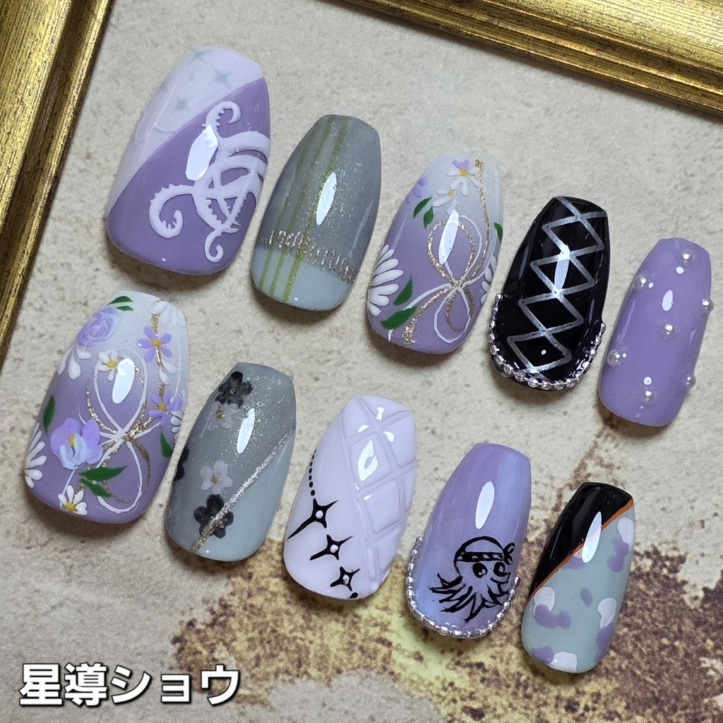 非公式 にじさんじ Dytica HappyPack2025 ネイルチップ