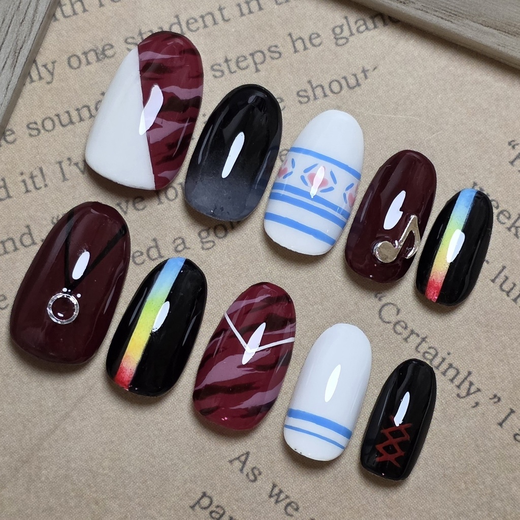 非公式 にじさんじ 夢追翔 ネイルチップ