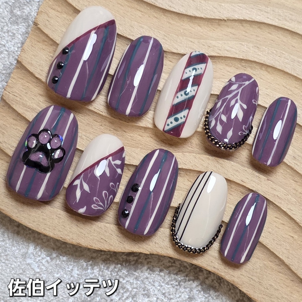 非公式 にじさんじ Oriens 2ndAnniversaryネイルチップ