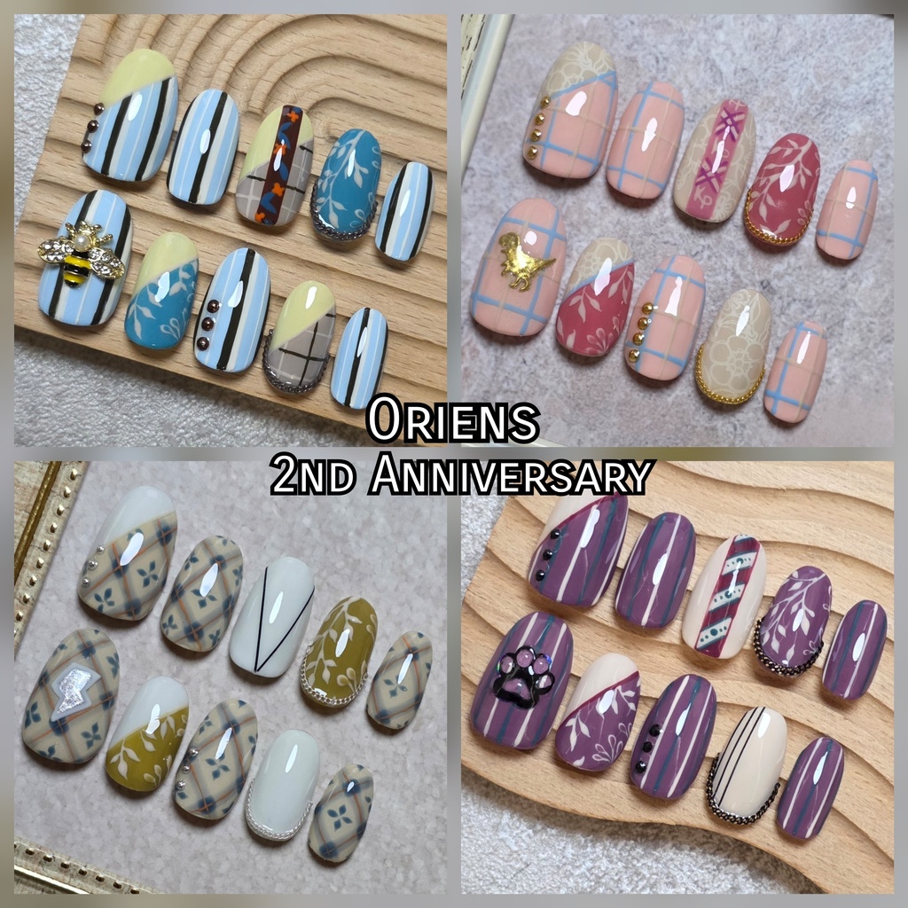 非公式 にじさんじ Oriens 2ndAnniversaryネイルチップ