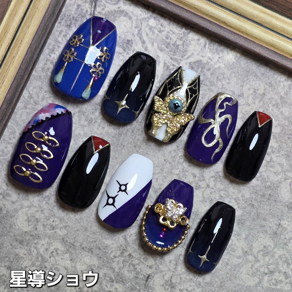 非公式 にじさんじ Dytica 2nd Anniversary ネイルチップ