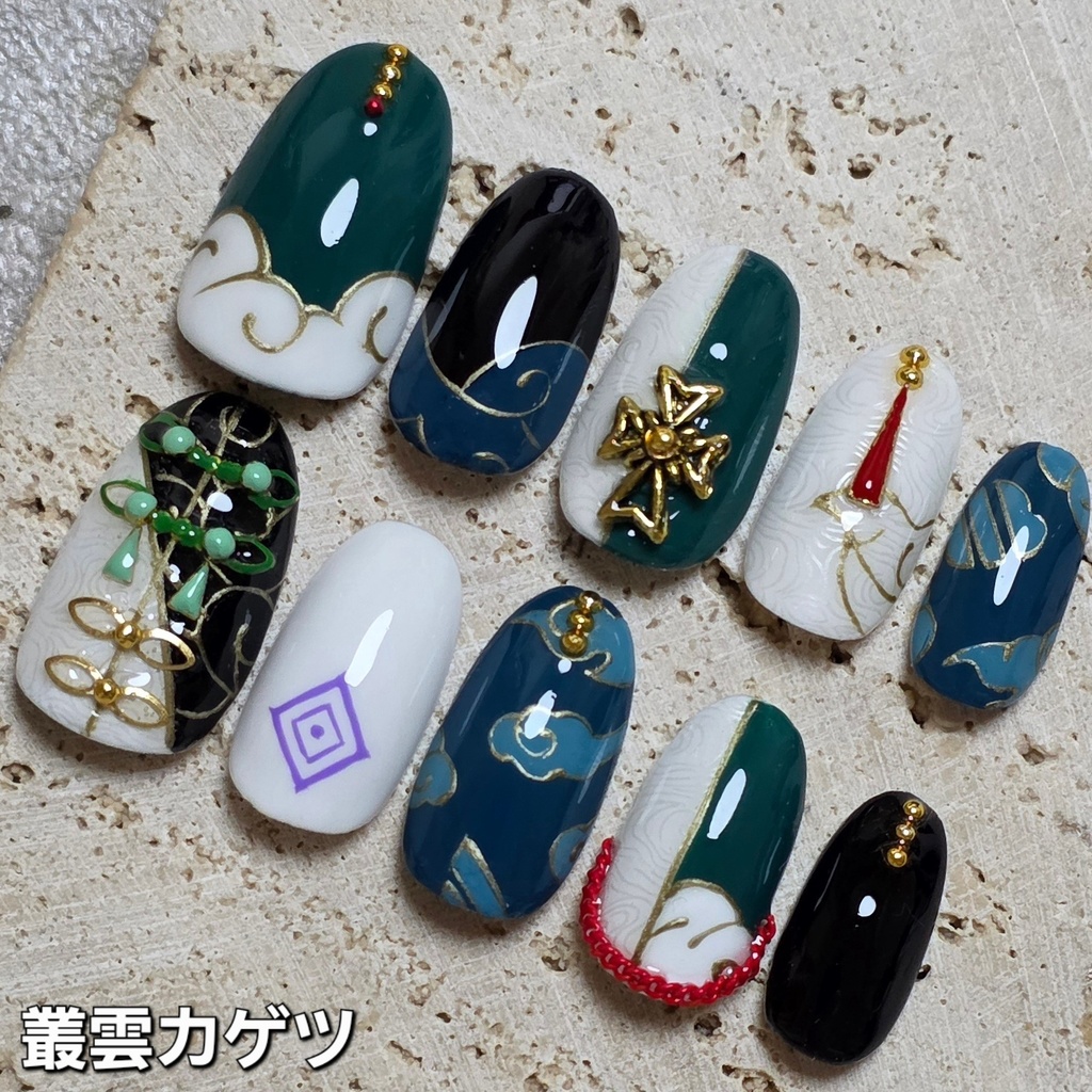 非公式 にじさんじ Dytica 2nd Anniversary ネイルチップ