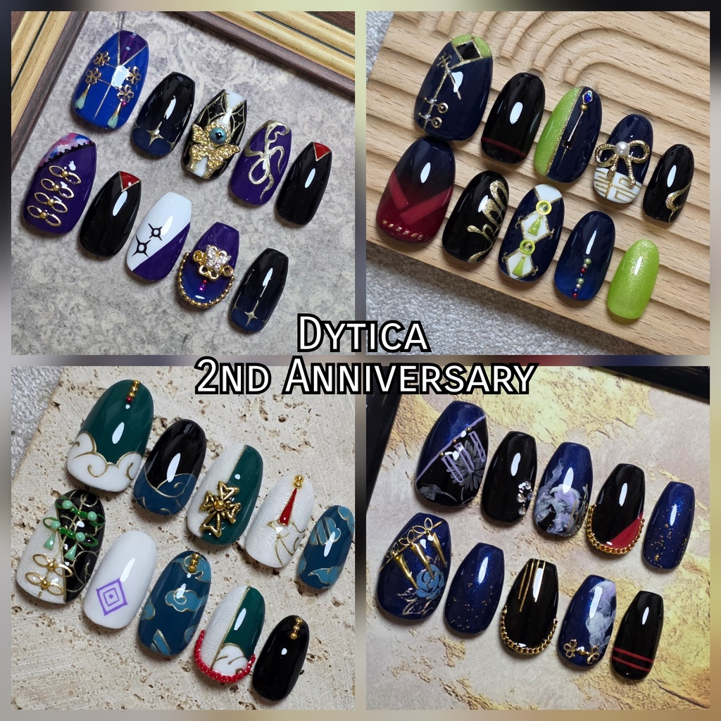 非公式 にじさんじ Dytica 2nd Anniversary ネイルチップ