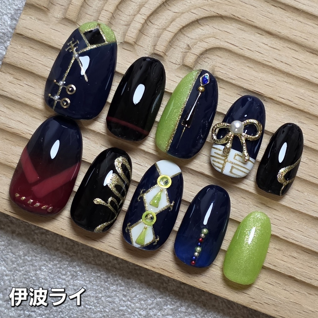 非公式 にじさんじ Dytica 2nd Anniversary ネイルチップ