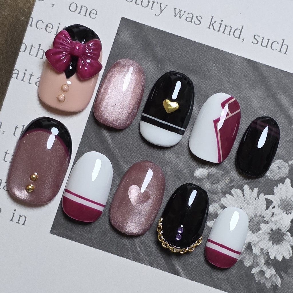 非公式 にじさんじ 周央サンゴ ネイルチップ