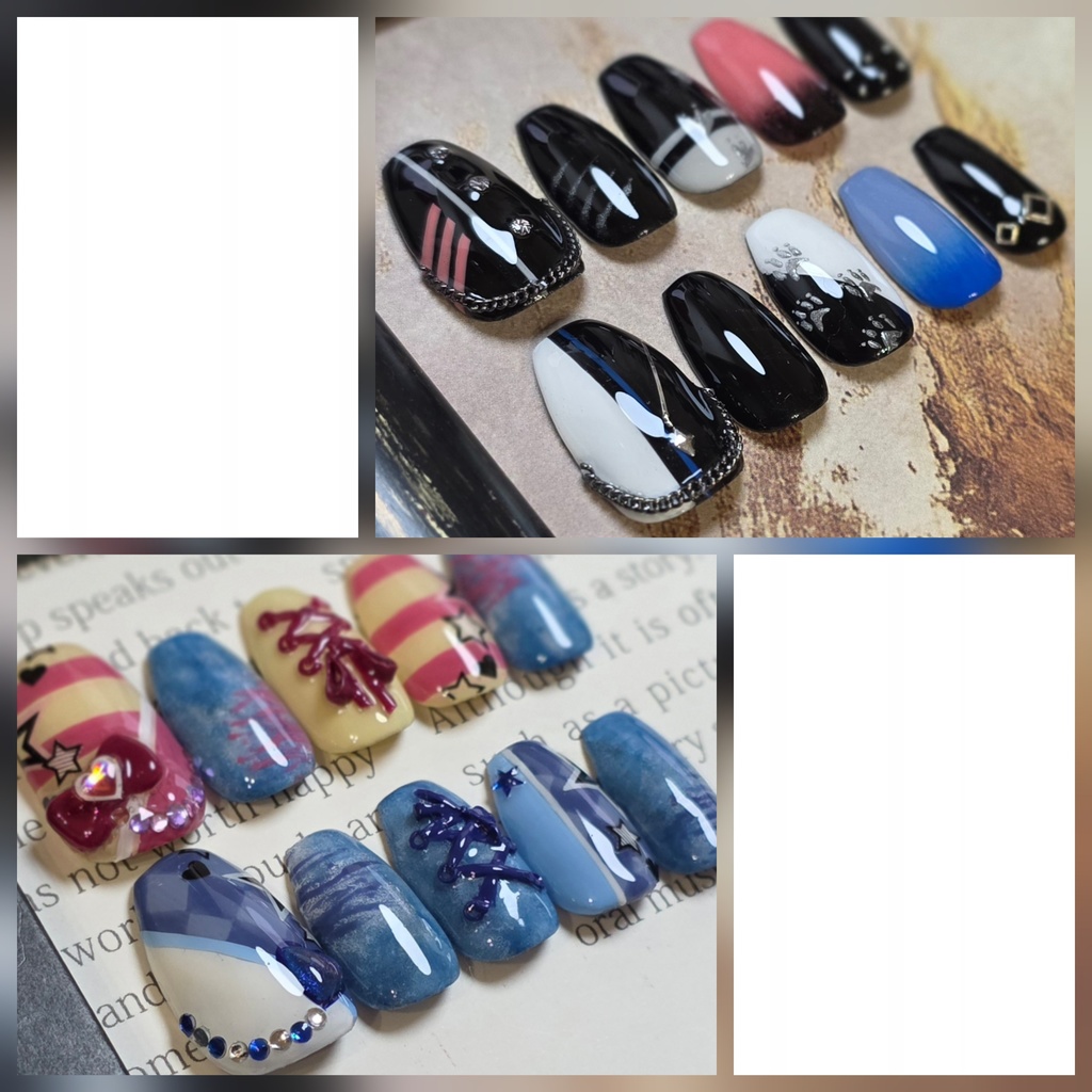 非公式 にじさんじ ぎゃうるふ ネイルチップ