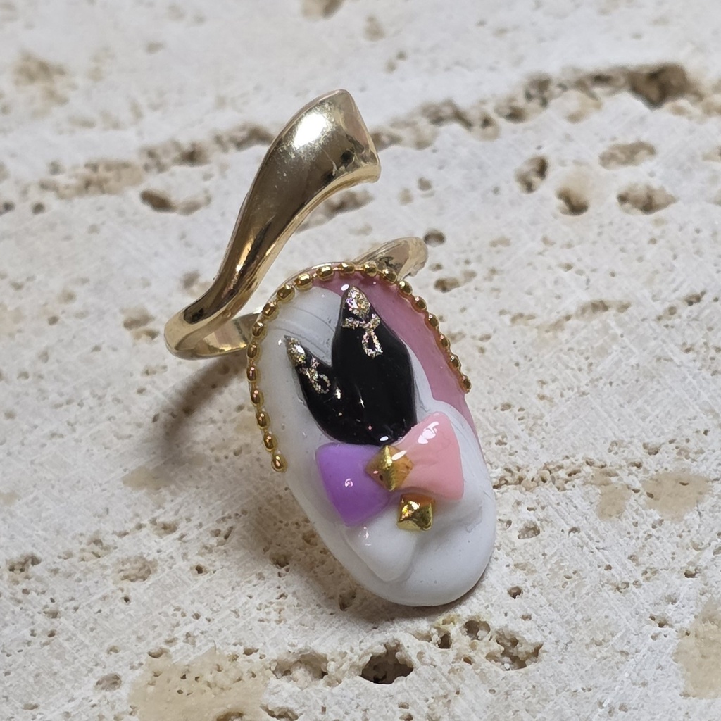 非公式 にじさんじ 早乙女ベリー ネイルリング