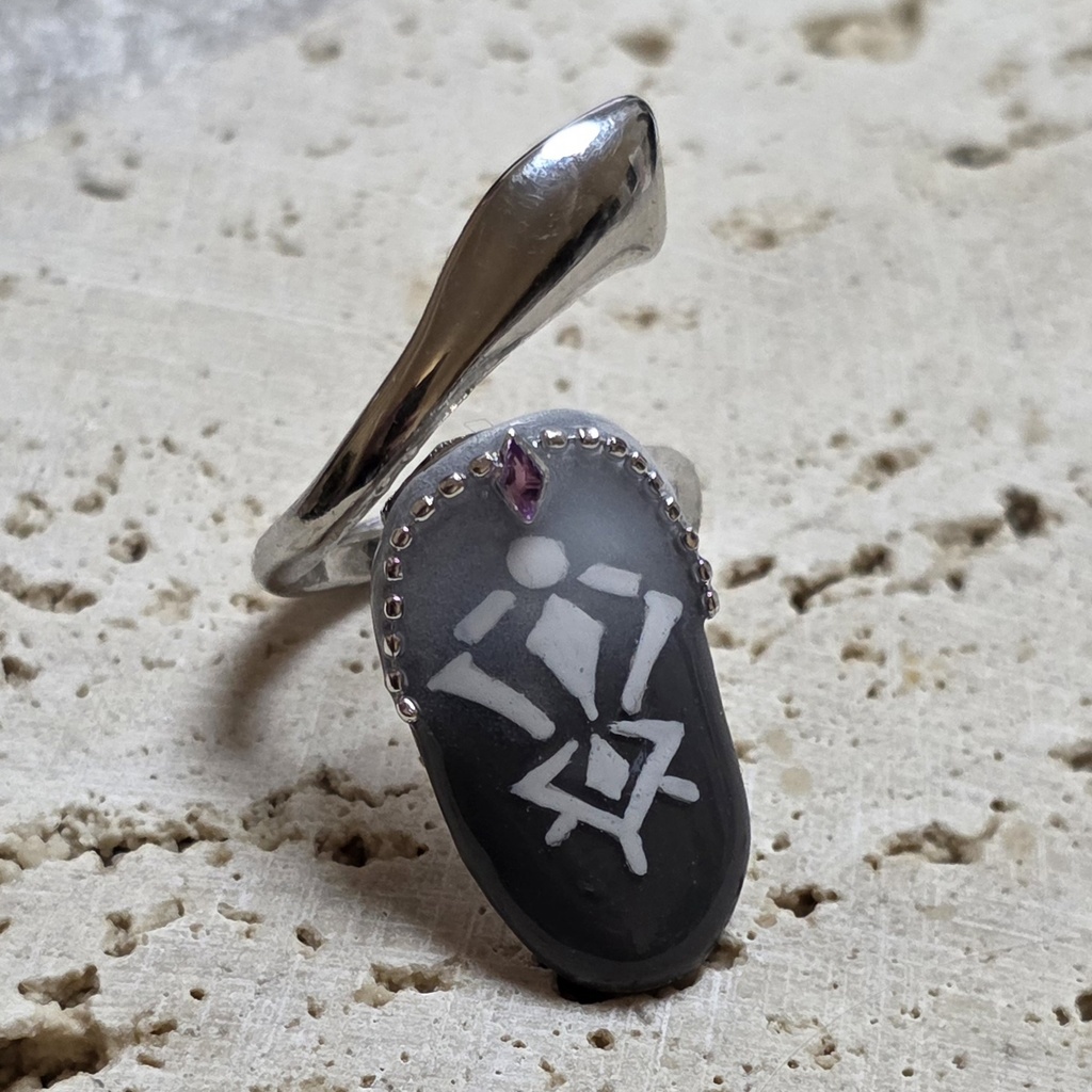 非公式 にじさんじ でびでび・でびる ネイルリング