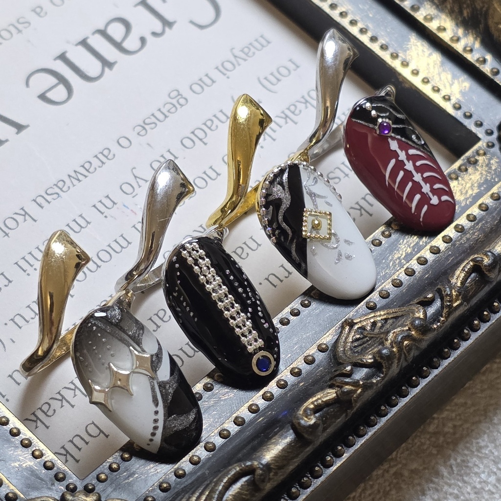 非公式 にじさんじ VOLTACTION Angel×Devil ネイルリング