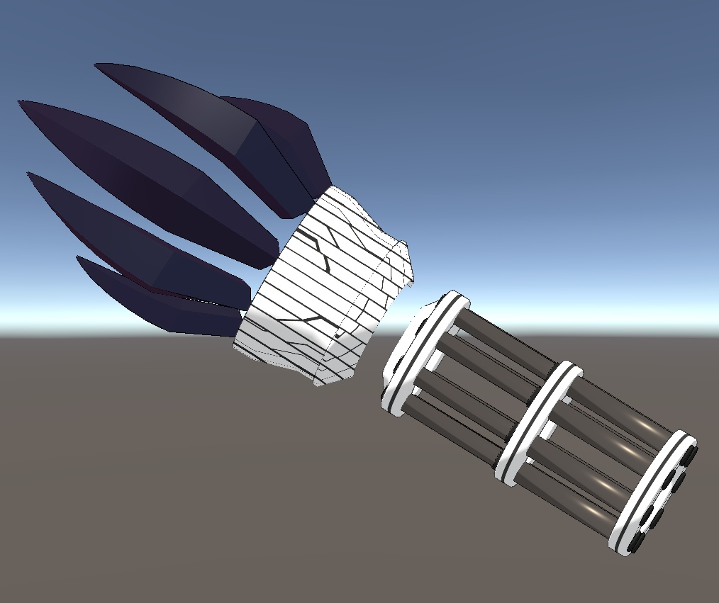 爪型武装「遅延証明」【3Dモデル】