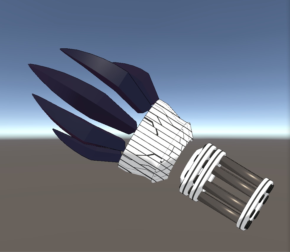 爪型武装「遅延証明」【3Dモデル】