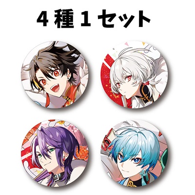 【武士道パレード】　缶バッジ4個セット