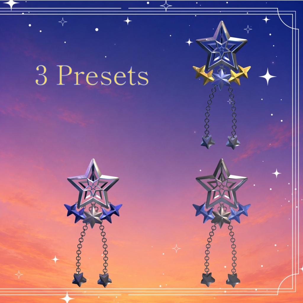 「イヤリング」Binary star