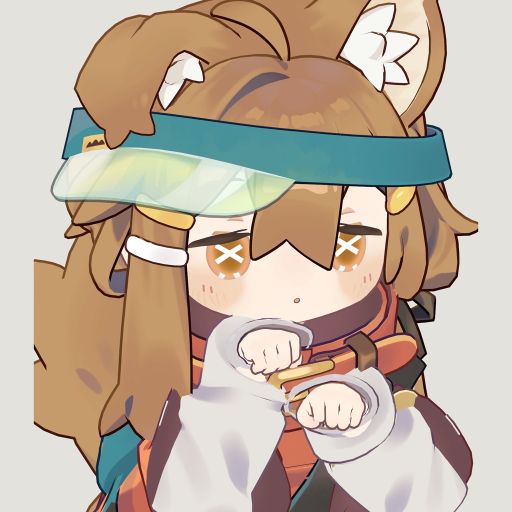 【複数対応】ばってんアイ【Eye texture】